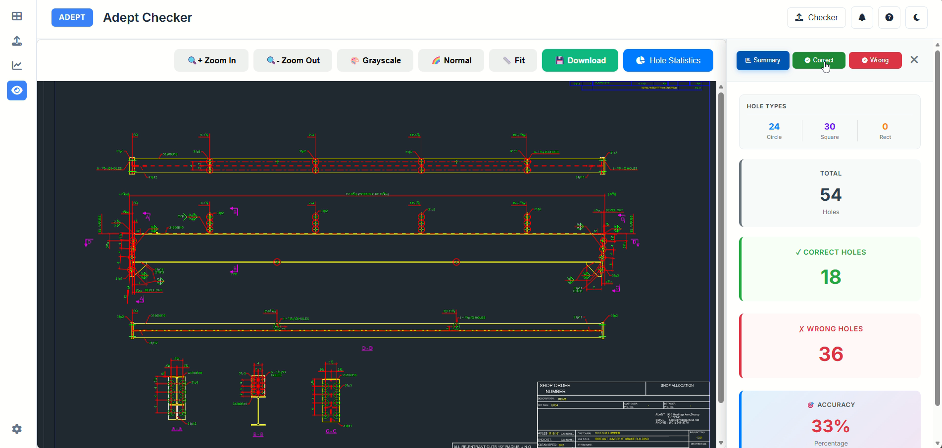 Engineering drawing annotator